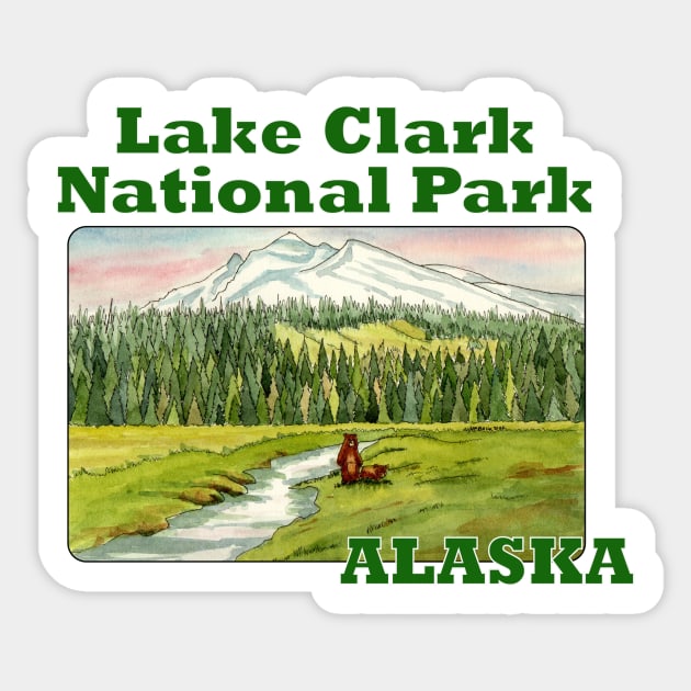 Lake Clark National Park, Alaska Sticker by MMcBuck